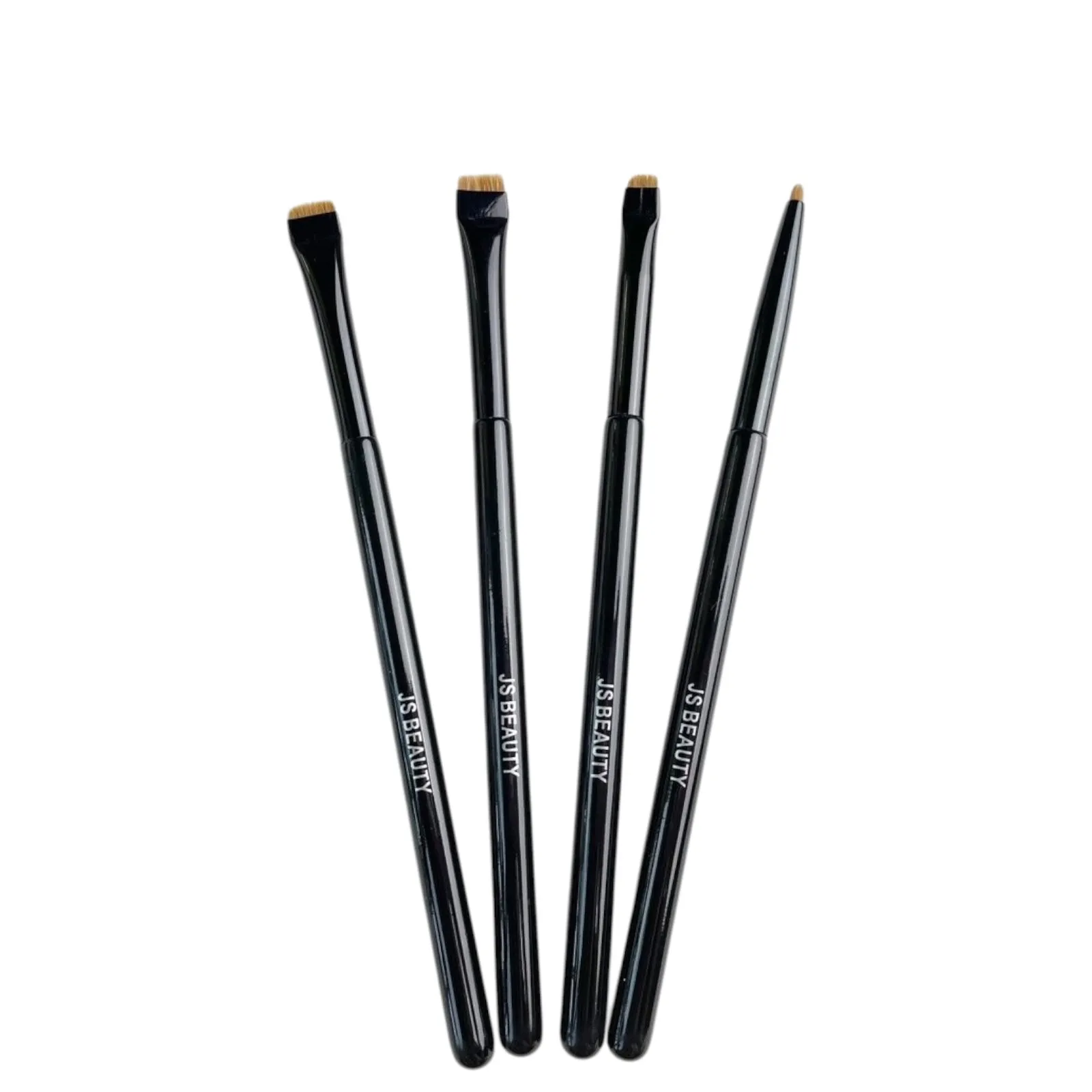 Flat brush & round tip brush 4pcs