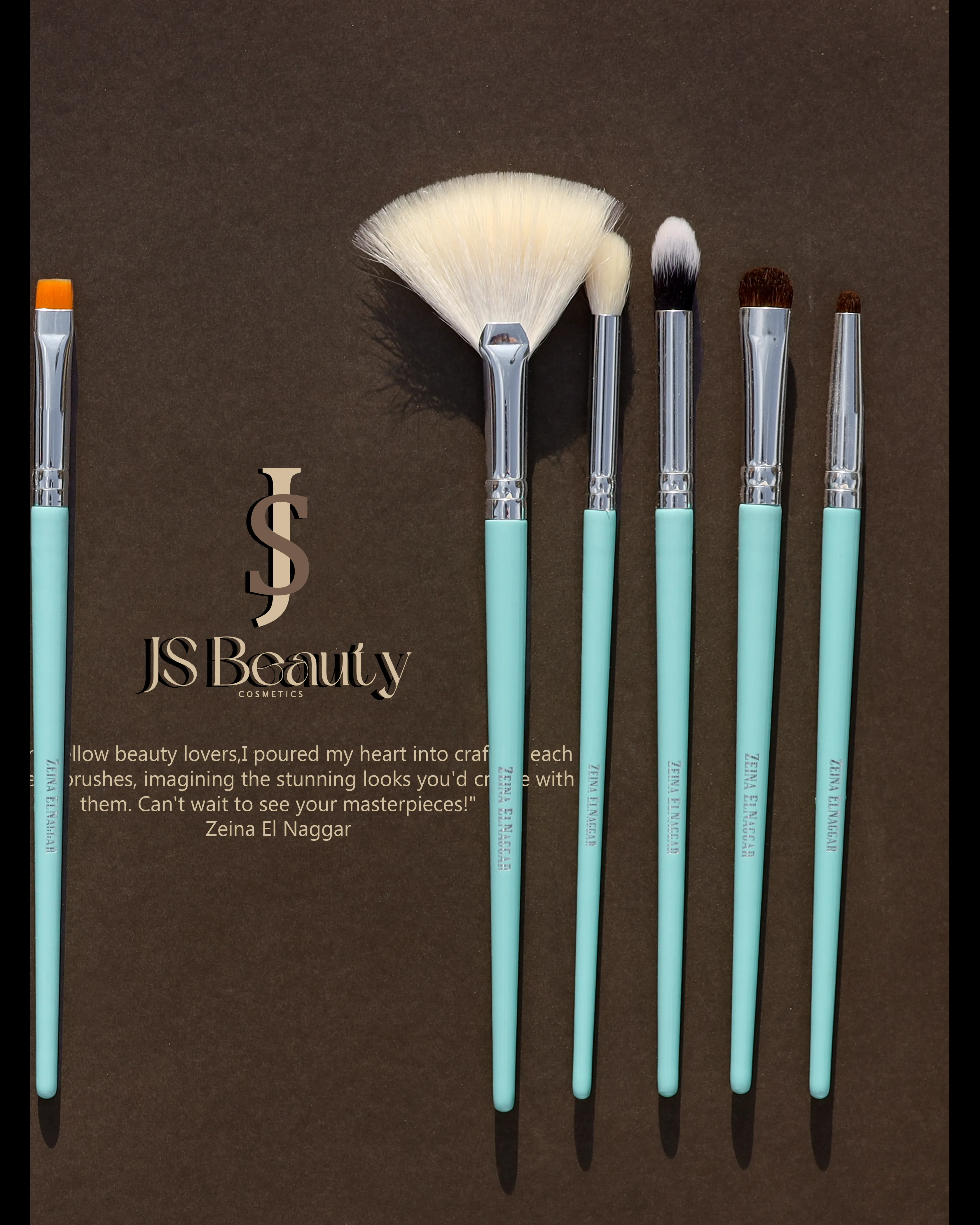 Zeina El Nagar Makeup  brusuhes (40 professional Set)